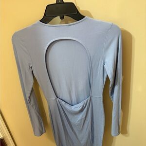 Elegant Blue Women's Dress